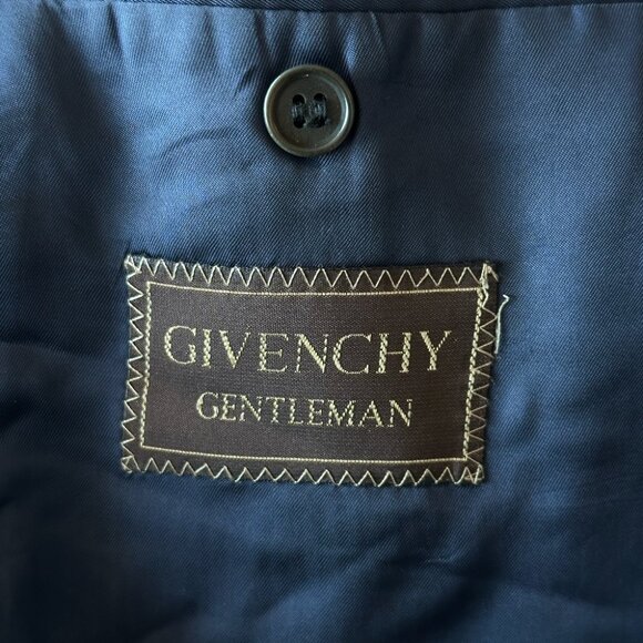 Vintage Givenchy Gentleman Double-Breasted Blazer - Made in Switzerland (Rare!) - Picture 4 of 7